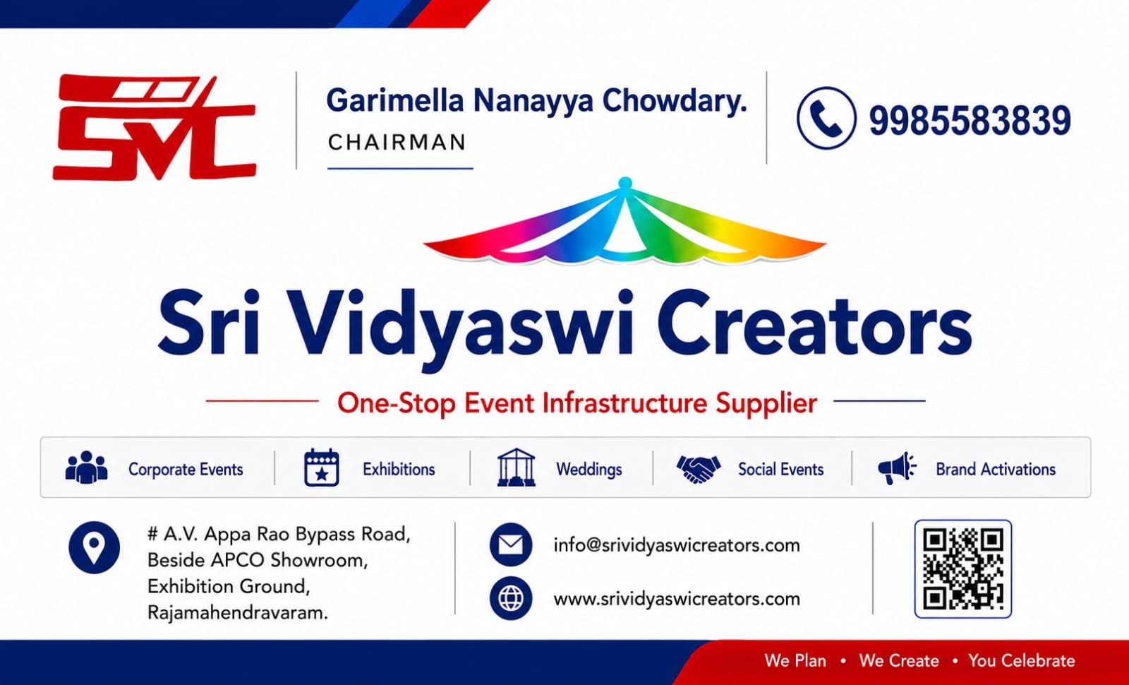 Sri Vidyaswi Creators Visiting Card
