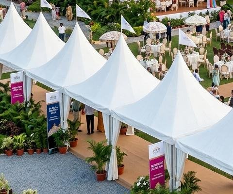 Entry Arches & Red Carpet